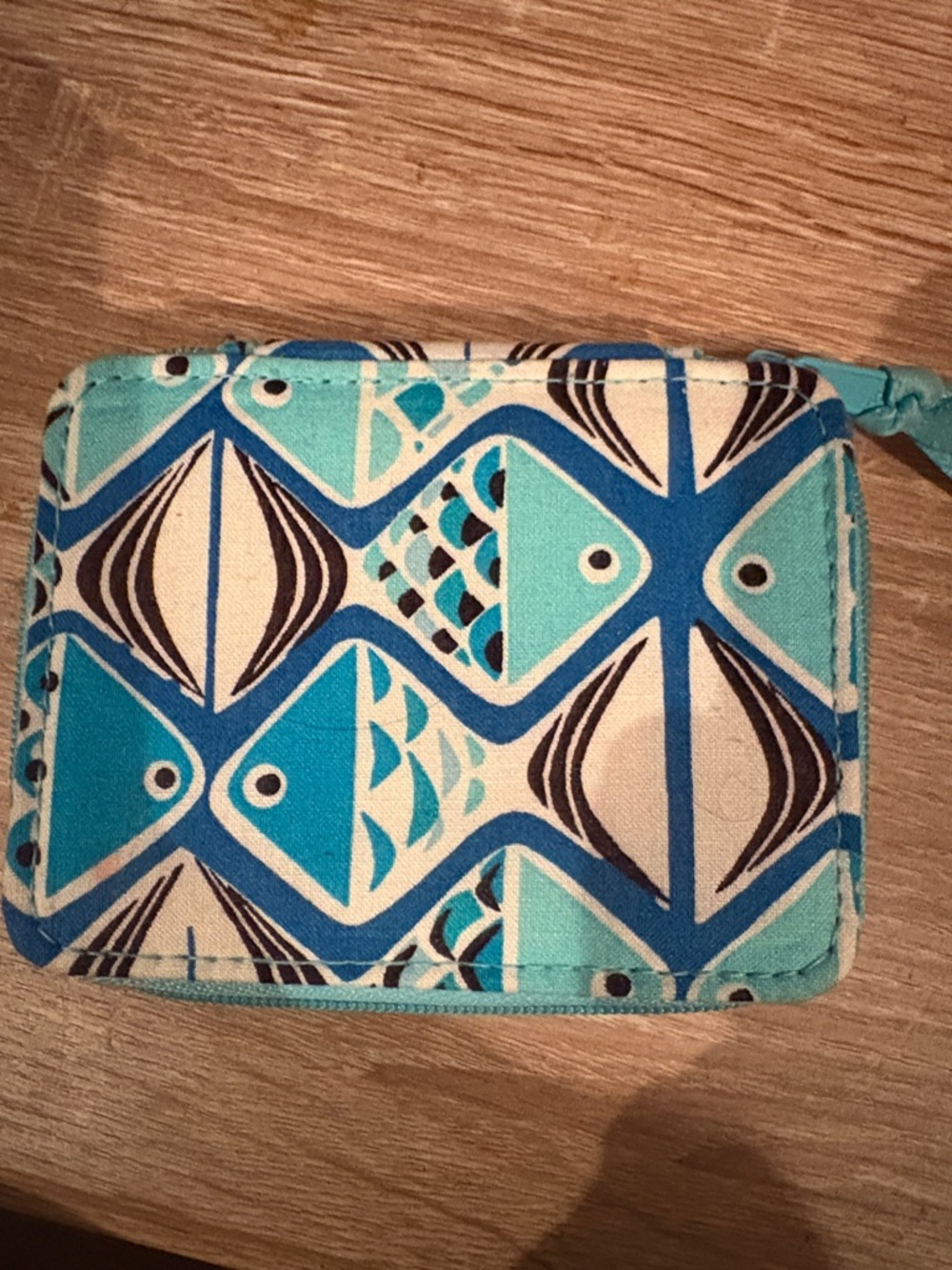 Vera Bradley Light Blue Travel Pill Organizer Case